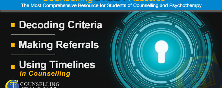 065 – Decoding Criteria – Making Referrals – Using Timelines in Counselling