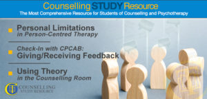 CT Podcast 134 featured image – Personal Limitations in Person-Centred Therapy – Giving and Receiving Feedback in Counselling Training – Theory in the Counselling Room