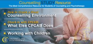 CT Podcast Ep 142 featured image – Topics Discussed: How to create a good counselling environment; What else CPCAB does; Working with children in therapy